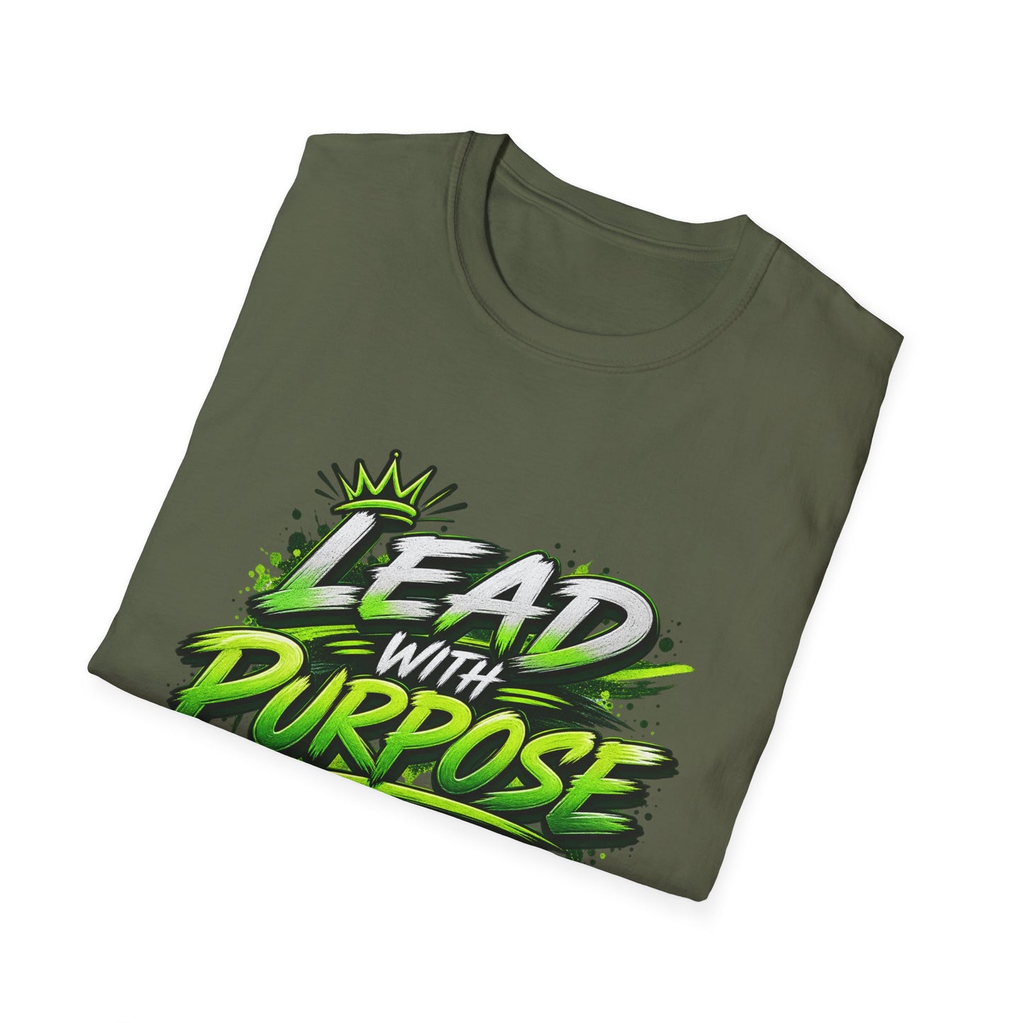 Lead With Purpose T-Shirt — Inspirational Graphic Tee for Leaders & Motivators