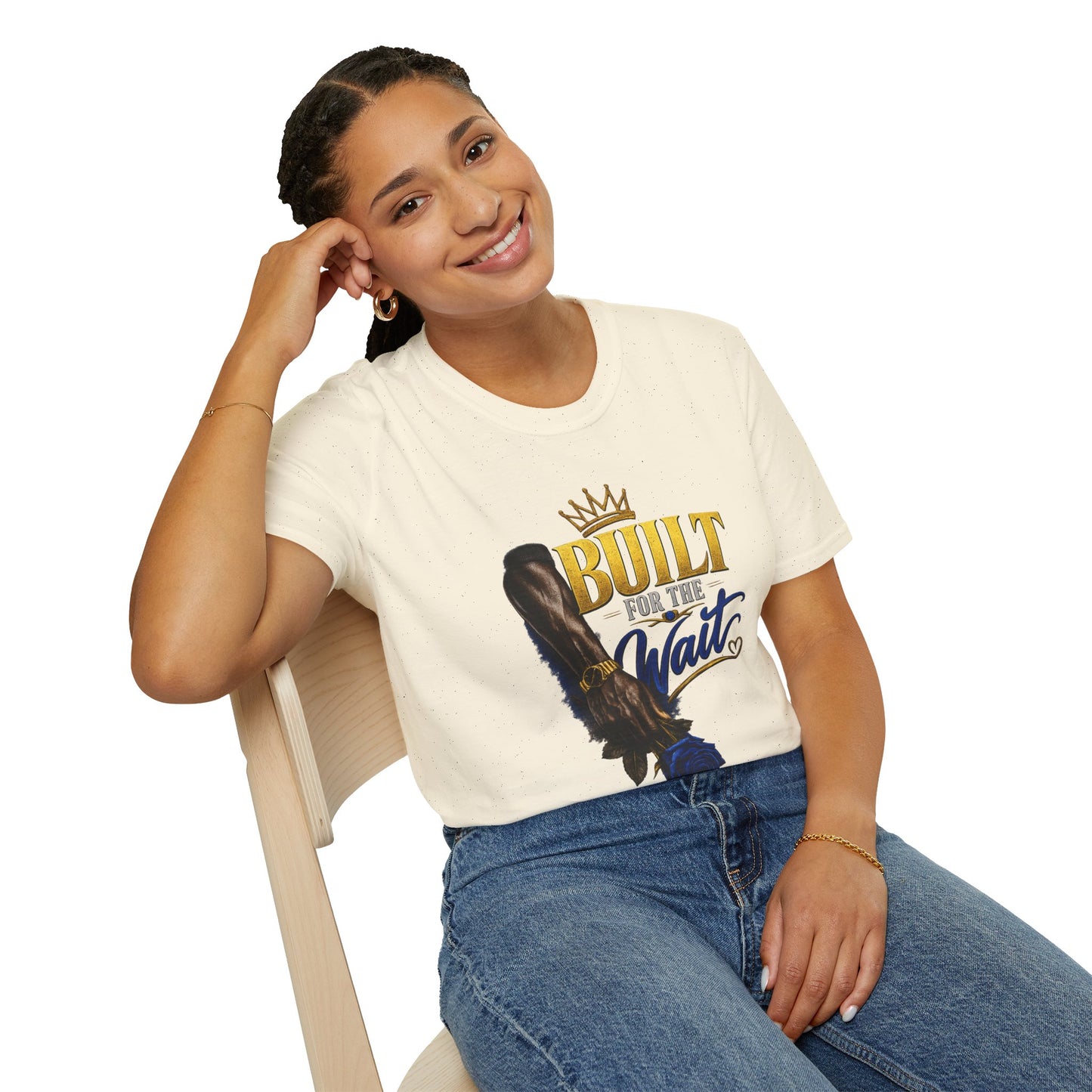 Built for the Wait T-Shirt | Crown, Inspirational Faith Design