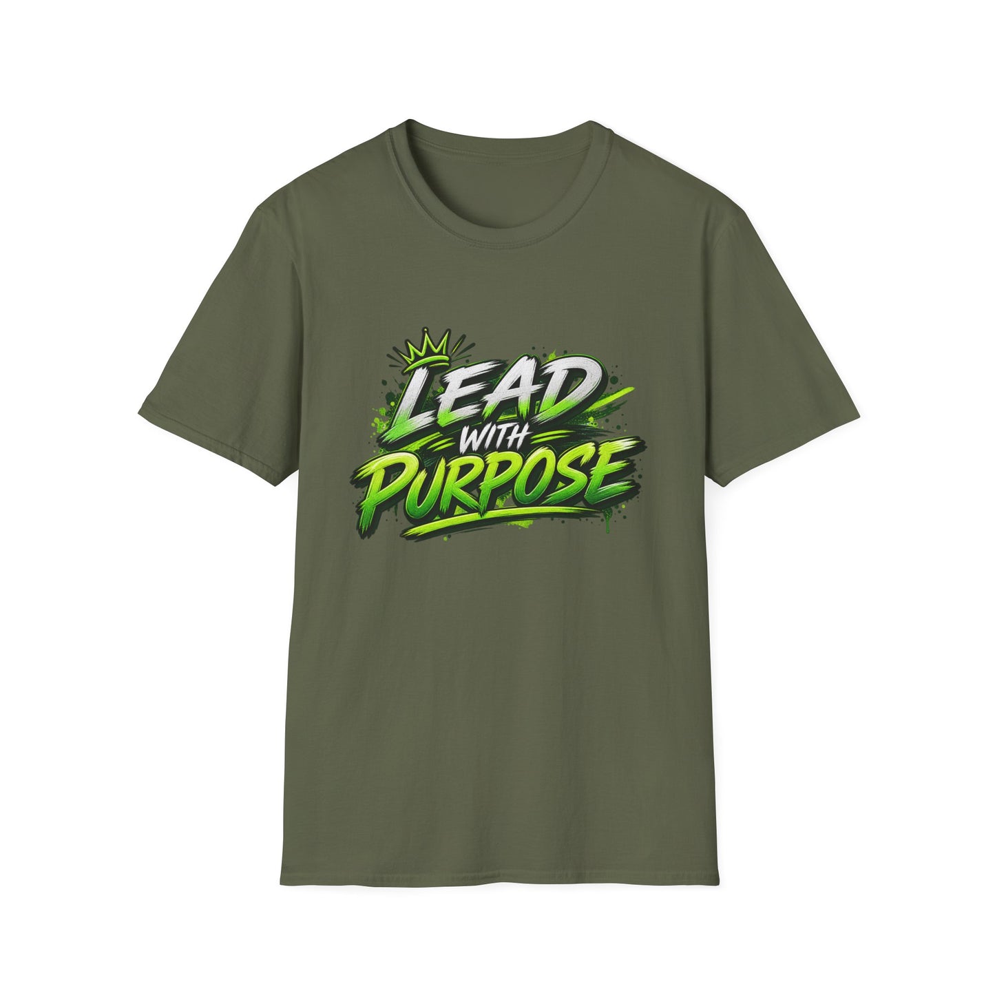 Lead With Purpose T-Shirt — Inspirational Graphic Tee for Leaders & Motivators