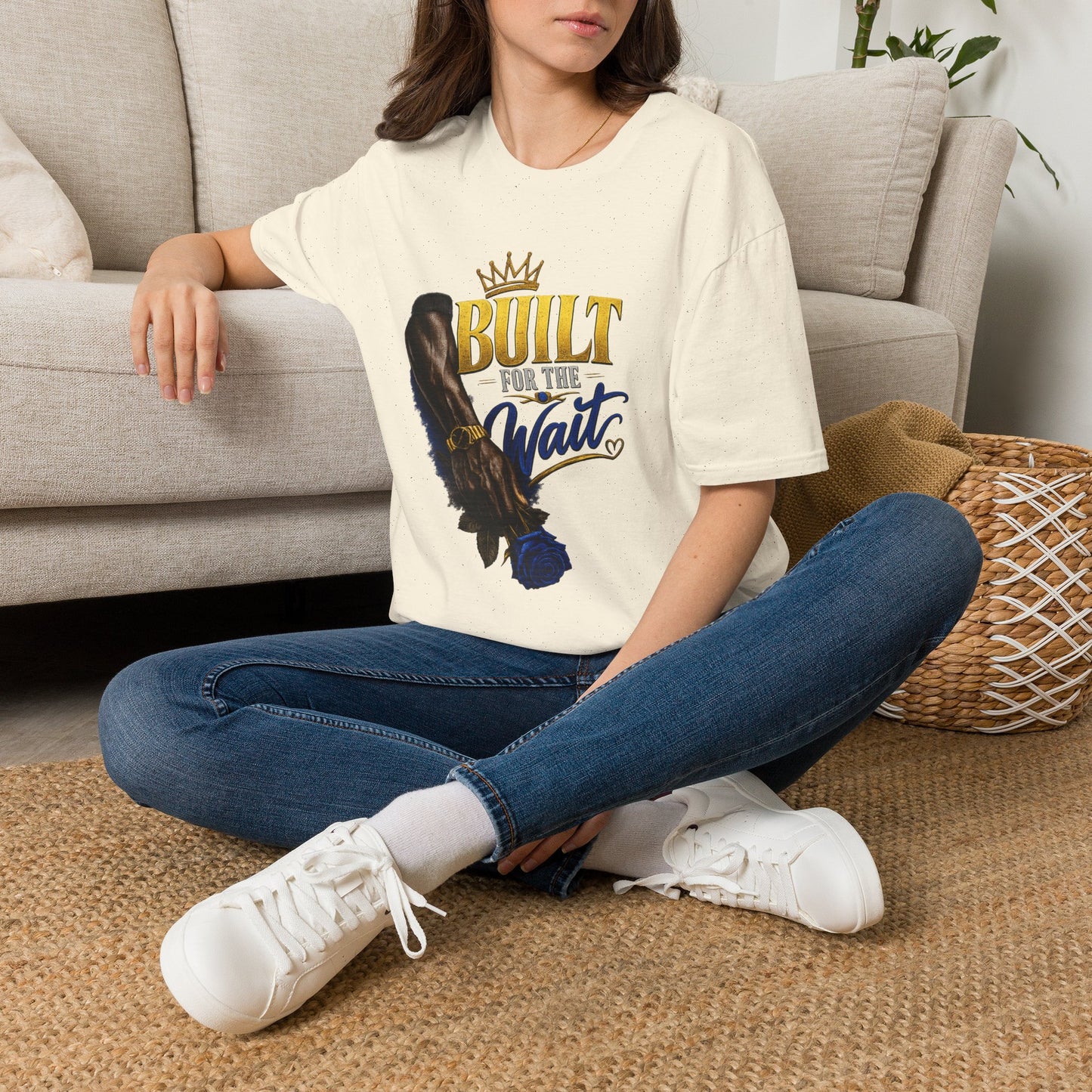 Built for the Wait T-Shirt | Crown, Inspirational Faith Design