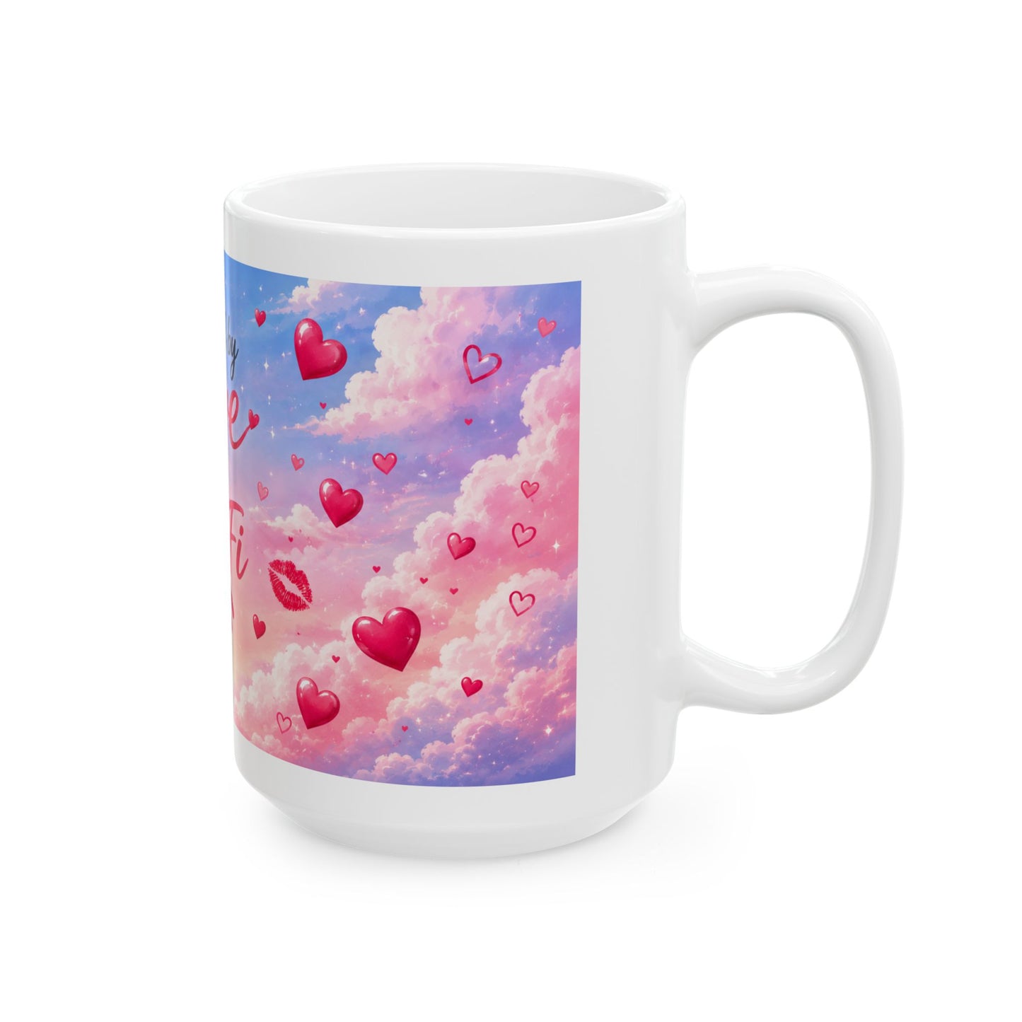 Powered by Love & WiFi Mug | Ceramic Coffee Cup | LDR Collection