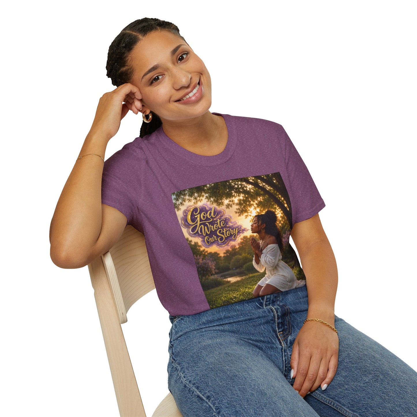 God Wrote Our Story T-Shirt  for Her | LDR Collection